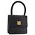 Céline Borsa a mano CELINE in pelle nera e oro, autentica 183388A