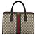 GUCCI GG Supreme Web Sherry Line Hand Bag PVC Beige Gold 010 378 - vista 13