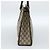 GUCCI GG Supreme Web Sherry Line Hand Bag PVC Beige Gold 010 378 - vista 3