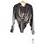 Body in seta nero Alaïa