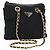 PRADA Chain Tote Bag Nylon Black Gold
