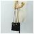 PRADA Chain Tote Bag Nylon Black Gold - vista 25