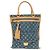 LOUIS VUITTON Monogram Denim Hand Bag Blue M95018 LV - vista 13