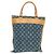 LOUIS VUITTON Monogram Denim Hand Bag Blue M95018 LV - vista 2