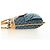 LOUIS VUITTON Monogram Denim Hand Bag Blue M95018 LV - vista 3