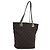 GUCCI GG Canvas Hand Bag Black Gold 002 1099