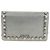 Miu Miu Shoulder Bag Leather Silver - vista 2