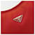 PRADA Hand Pouch Nylon Red Silver  - vista 15
