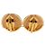 CHANEL Earring metal Gold Tone CC - vista 3