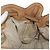 PRADA Tote Bag Leather Beige Gold - vista 23