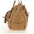 PRADA Tote Bag Leather Beige Gold - vista 6