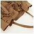 PRADA Tote Bag Leather Beige Gold - vista 8