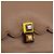 FENDI Chain Canai Shoulder Bag Leather Beige Silver - vista 14