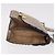 FENDI Chain Canai Shoulder Bag Leather Beige Silver - vista 4