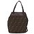 FENDI Zucca Canvas Hand Bag Black Brown - vista 2