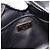 PRADA Ribbon Shoulder Bag Leather Black Gold - vista 16