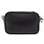 PRADA Ribbon Shoulder Bag Leather Black Gold - vista 3