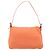 FENDI Mamma Baguette Shoulder Bag Nylon Orange Silver - vista 2