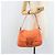 FENDI Mamma Baguette Shoulder Bag Nylon Orange Silver - vista 27