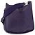 Hermès HERMES Evelyn 3 Shoulder Bag Leather Purple Silver