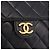 CHANEL Matelasse Chain Shoulder Bag Lamb Skin Black Gold CC - vista 15