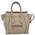 Céline CELINE Luggage Micro Shopper Hand Bag Leather Beige - vista 13