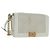 CHANEL Chain Boy Chanel Shoulder Bag Leather White Gold CC