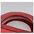 CHANEL Mademoiselle Choco Bar line Tote Bag Leather Red CC - vista 14
