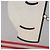 CHANEL Mademoiselle Choco Bar line Tote Bag Leather Red CC - vista 2