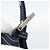 FENDI Mamma Baguette Shoulder Bag Canvas Navy Silver - vista 10