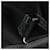 PRADA Backpack Nylon Black Silver  - vista 3