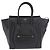 Céline CELINE Luggage Micro Shopper Hand Bag Leather Black Silver - vista 13