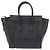 Céline CELINE Luggage Micro Shopper Hand Bag Leather Black Silver - vista 2