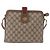 GUCCI GG Supreme Web Sherry Line Shoulder Bag PVC Beige Gold - vista 2