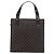 Céline CELINE Macadam Hand Bag PVC Leather Black Gold - vista 3