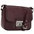 Miu Miu Shoulder Bag Leather Bordeaux Silver