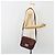 Miu Miu Shoulder Bag Leather Bordeaux Silver - vista 25