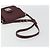 Miu Miu Shoulder Bag Leather Bordeaux Silver - vista 7