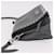 PRADA Shoulder Bag Leather 2way Gray Silver - vista 5