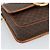 Céline CELINE Macadam Canvas Circle Shoulder Bag PVC Leather Brown Gold - vista 14