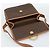 Céline CELINE Macadam Canvas Circle Shoulder Bag PVC Leather Brown Gold - vista 17