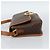 Céline CELINE Macadam Canvas Circle Shoulder Bag PVC Leather Brown Gold - vista 3