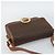 Céline CELINE Macadam Canvas Circle Shoulder Bag PVC Leather Brown Gold - vista 6