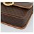 Céline CELINE Macadam Canvas Circle Shoulder Bag PVC Leather Brown Gold - vista 9