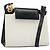 Céline CELINE Circle Shoulder Bag Leather White Gold