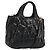 Miu Miu Hand Bag Leather 2way Black Gold