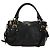 PRADA Hand Bag Leather 2way Black Gold