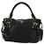 PRADA Hand Bag Leather 2way Black Gold - vista 13