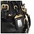 PRADA Hand Bag Leather 2way Black Gold - vista 21