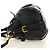 PRADA Hand Bag Leather 2way Black Gold - vista 3